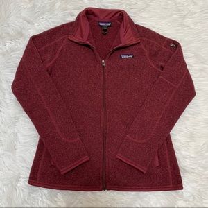 Patagonia Better Sweater Jacket Burgundy Small